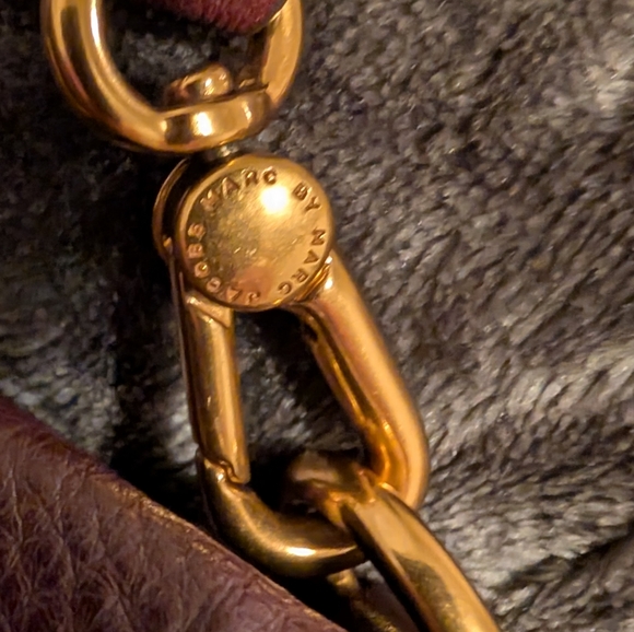 Marc By Marc Jacobs Elegant Burgundy Leather Mini Crossbody Bag Excellent! - Picture 8 of 8